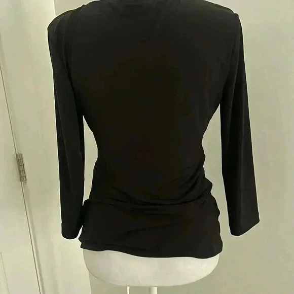 NEW YORK & Co Long Sleeve Blouse Size S - Picture 4 of 6
